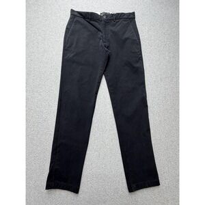 Club Monaco Pants Mens 32x31 Black Connor Fit Stretch Chino Casual Everyday‎